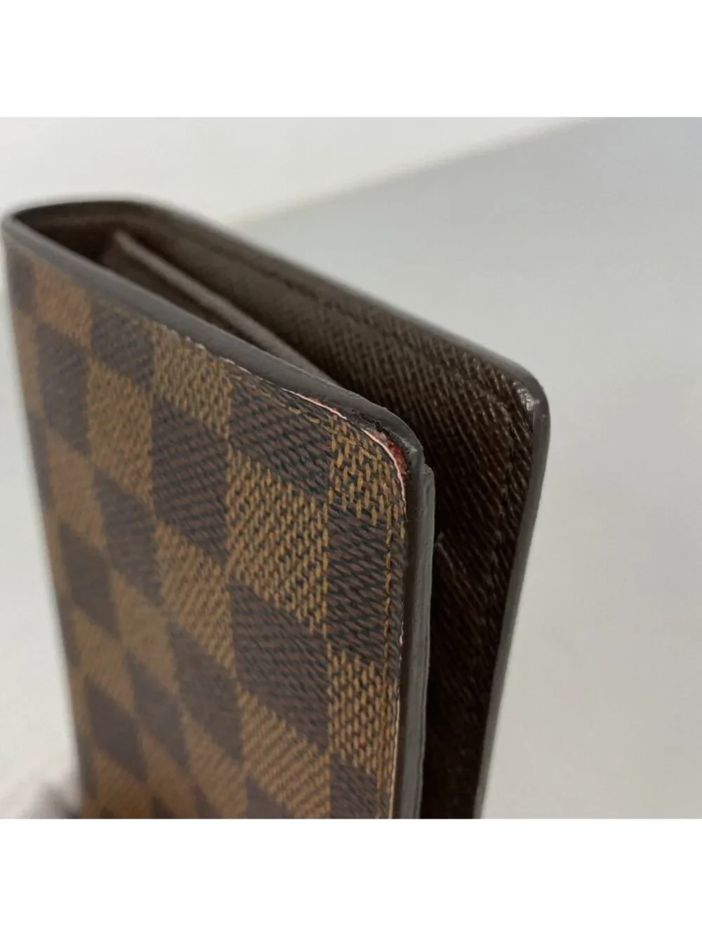 Louis Vuitton Wallet Damier Portefeuille Brazza Ebene
